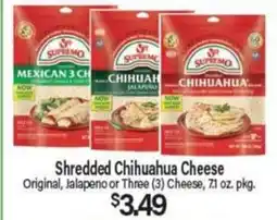 Angelo Caputo's Fresh Market Supremo shredded chihuahua cheese offer
