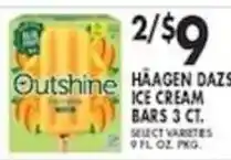 Pioneer Supermarkets Haagen Dazs ice cream bars offer