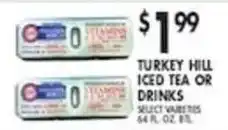 Pioneer Supermarkets Turkey Hill Iced Tea or Drinks offer