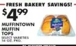 Pioneer Supermarkets Muffintown muffin tops offer