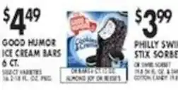 Pioneer Supermarkets Good Humor Ice Cream Bars offer