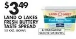 Pioneer Supermarkets Land o lakes fresh buttery taste spread offer