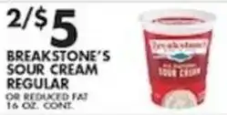 Pioneer Supermarkets Breakstone's sour cream offer