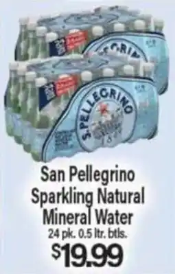 Angelo Caputo's Fresh Market San Pellegrino Sparkling Natural Mineral Water offer
