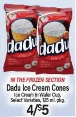 Angelo Caputo's Fresh Market Dadu Ice Cream Cones offer