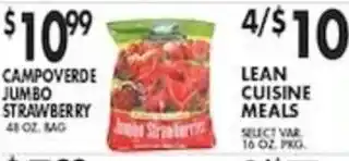Pioneer Supermarkets Campoverde jumbo strawberry offer