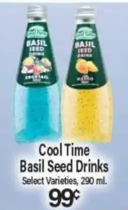 Angelo Caputo's Fresh Market Cool Time Basil Seed Drinks offer