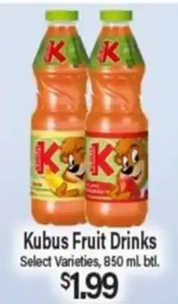 Angelo Caputo's Fresh Market Kubus Fruit Drinks offer