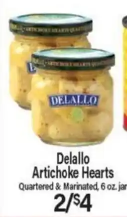 Angelo Caputo's Fresh Market Delallo Artichoke Hearts offer