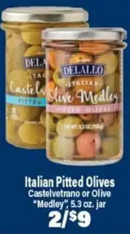 Angelo Caputo's Fresh Market Delallo italian pitted olives offer