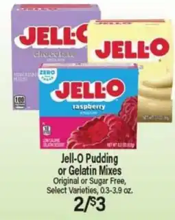 Angelo Caputo's Fresh Market Jell-o pudding or gelatin mixes offer