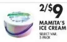 Pioneer Supermarkets Mamita's ice cream offer