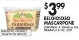 Pioneer Supermarkets Belgioioso Mascarpone offer