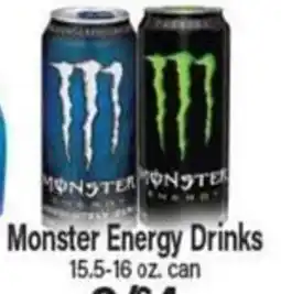 Angelo Caputo's Fresh Market Monster Energy Drinks offer
