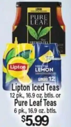 Angelo Caputo's Fresh Market Lipton Iced Teas or Pure Leaf Teas offer