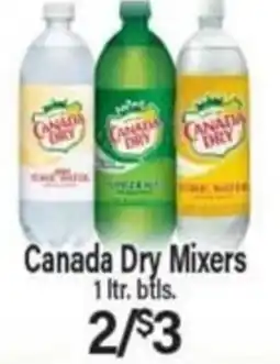 Angelo Caputo's Fresh Market Canada Dry Mixers offer