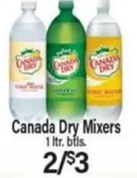 Angelo Caputo's Fresh Market Canada Dry Mixers offer