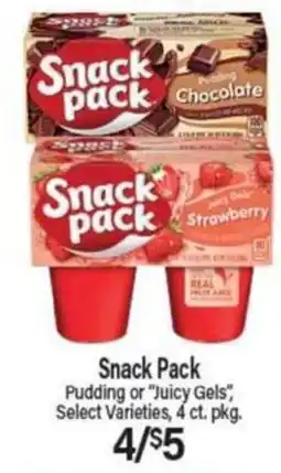 Angelo Caputo's Fresh Market Snack Pack Pudding or Juicy Gels offer