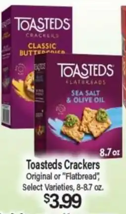 Angelo Caputo's Fresh Market Toasteds Crackers offer