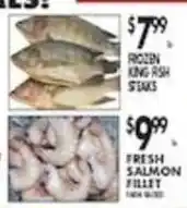 Pioneer Supermarkets Frozen King Fish Steaks offer