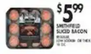 Pioneer Supermarkets Smithfield sliced bacon offer