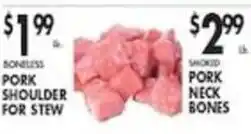 Pioneer Supermarkets Boneless Pork Shoulder For Stew offer