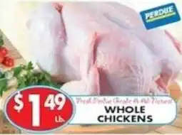 Pioneer Supermarkets Whole Chickens offer