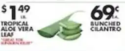Pioneer Supermarkets Tropical Aloe Vera Leaf offer