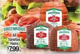 Angelo Caputo's Fresh Market Greenridge Naturals All Varieties Hams offer