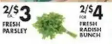 Pioneer Supermarkets Fresh Parsley offer