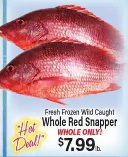 Angelo Caputo's Fresh Market Whole Red Snapper offer