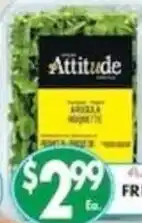 Pioneer Supermarkets Attitude arugula rockette offer