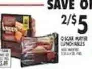 Pioneer Supermarkets Oscar Mayer Lunchables offer