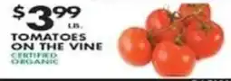 Pioneer Supermarkets Tomatoes on the vine offer