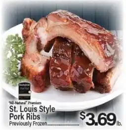 Angelo Caputo's Fresh Market All-Natural Premium St. Louis Style Pork Ribs offer