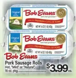 Angelo Caputo's Fresh Market Bob Evans Pork Sausage Rolls offer