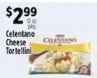 Pioneer Supermarkets Celentano Cheese Tortellini offer