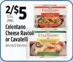Pioneer Supermarkets Celentano Cheese Ravioli or Cavatelli offer