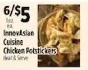 Pioneer Supermarkets InnovAsian Cuisine Chicken Potstickers offer