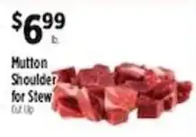 Pioneer Supermarkets Mutton Shoulder for Stew offer