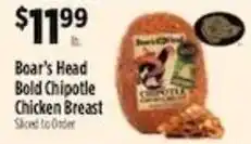 Pioneer Supermarkets Boar's Head Bold Chipotle Chicken Breast offer
