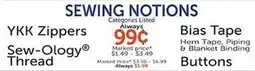 Hobby Lobby SEWING NOTIONS offer