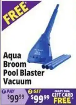 Ocean State Job Lot Aqua Broom Pool Blaster Vacuum offer