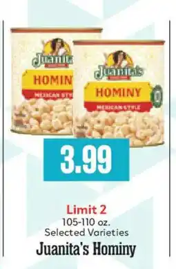 Market Basket Juanita's Hominy offer