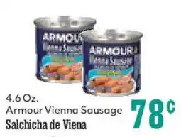 Market Basket Armour vienna sausage offer