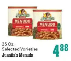 Market Basket Juanita's Menudo offer