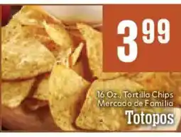 Market Basket Totopos tortilla chips offer