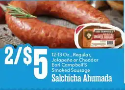 Market Basket Earl Campbell's Smoked Sausage offer