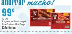 Market Basket Bar-s meat hot dogs offer