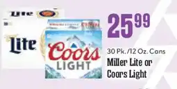 Market Basket Miller Lite or Coors Light offer